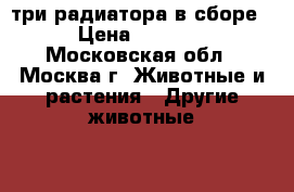 три радиатора в сборе › Цена ­ 4 000 - Московская обл., Москва г. Животные и растения » Другие животные   